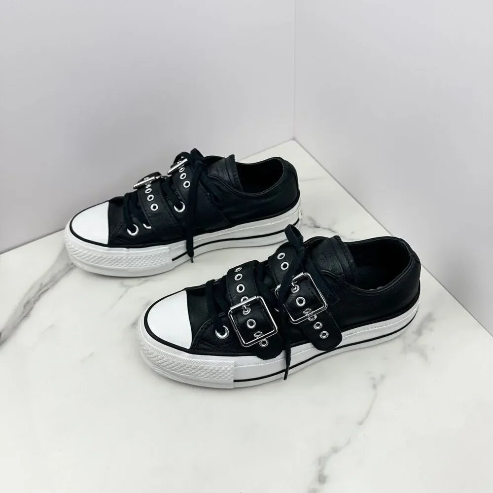 Converse Chuck Taylor All Star x CTAS Lift Buckle x Ox Leather Platform x Women’ - Picture 4 of 7